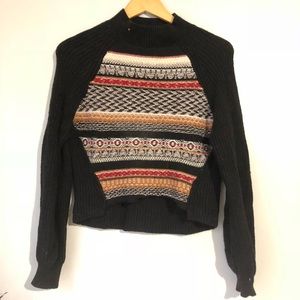 Ecote Tribal Print Sweater